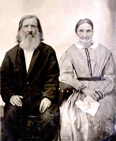 Johannes & Friederike Romberg tintype